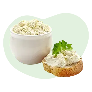 Fromage frais ail et fines-herbes